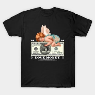 Love Money Angel Streetwear T-Shirt